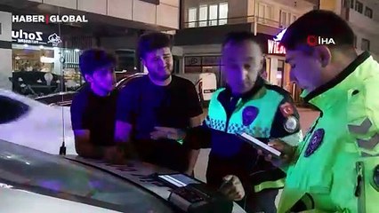 Polis çakarlı gençleri affetmedi, 276 bin TL'lik cezayı böyle yediler