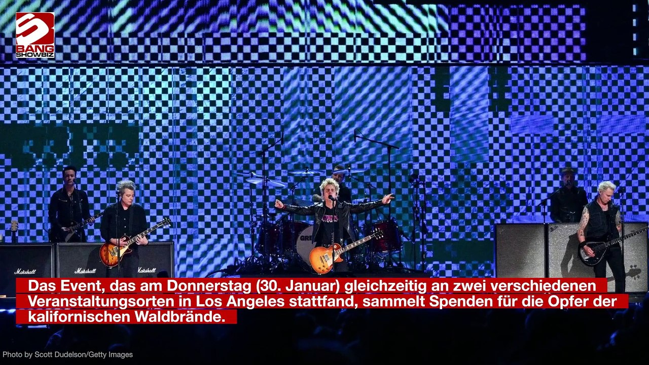 Zahlreiche stars begeistern beim 'fireaid'-auftaktkonzert