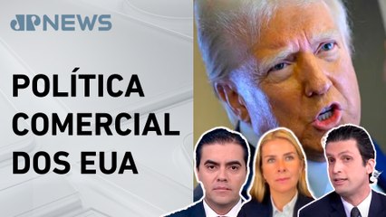 Donald Trump confirma tarifa de 25% para Canadá e México; Alan Ghani, Deysi e Vilela comentam