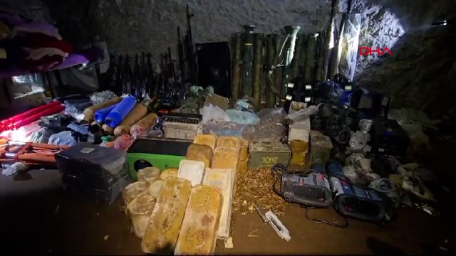 MSB: Irak'ın kuzeyinde çok sayıda silah ve mühimmat ele geçirildi