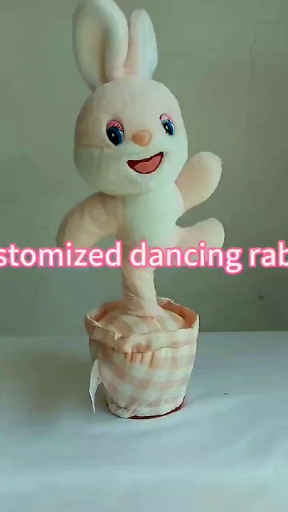New Sunrise wholesale Cute motor-driven Rabbit Toy Vivid Plush Rabbit Wholesale CE/EN71 Healthy Peluches Pelucia Rabbit Toy