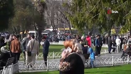 Ayasofya'ya akın ettiler