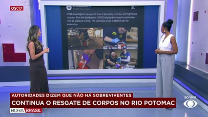 Buscas por vítimas de acidente aéreo nos EUA são retomadas