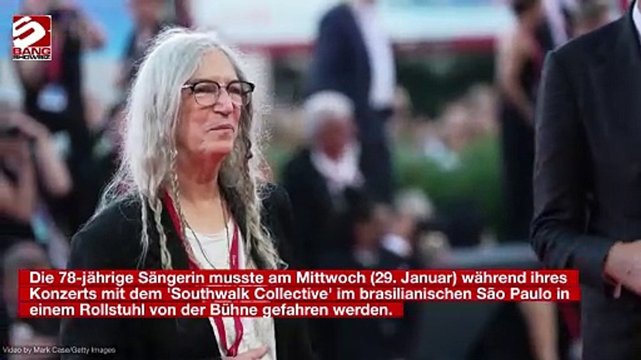 Patti Smith: Sie versichert ihren Fans, dass es ihr gut geht