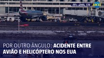 Veja, por outros ângulos, acidente entre avião e helicóptero nos EUA