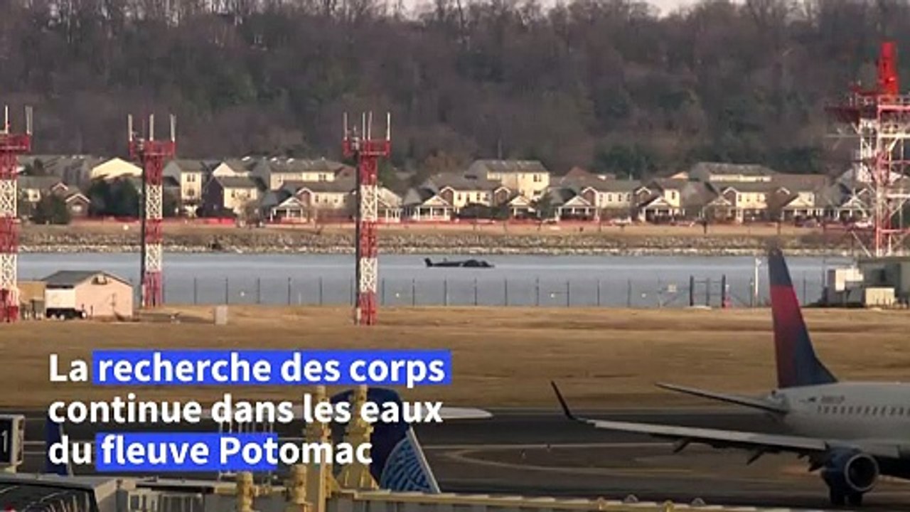 Catastrophe aérienne de Washington : la recherche des corps continue