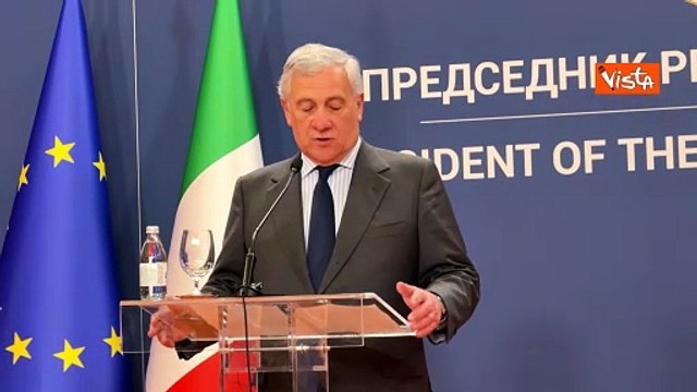 Tajani a Belgrado: Saremo ambasciatori dell'ingresso della Serbia in Ue