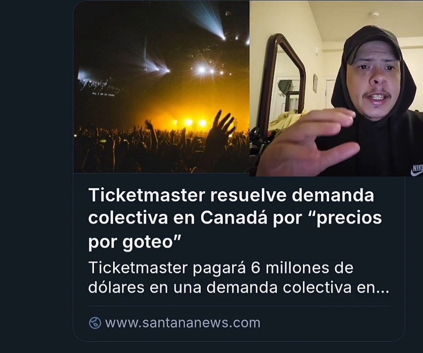 Ticketmaster pagará $6 millones en demanda colectiva en Canadá