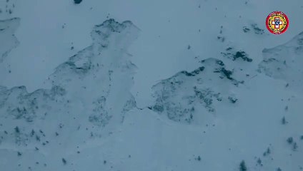 Valanga a Bardonecchia, il video del Soccorso alpino