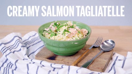 Creamy Salmon Tagliatelle | Recipe