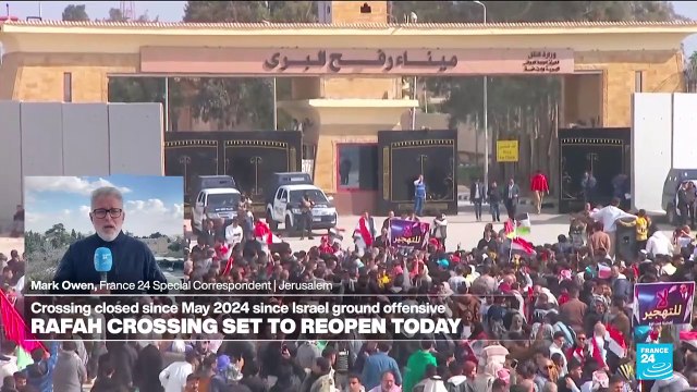 Gaza's Rafah border crossing with Egypt to reopen