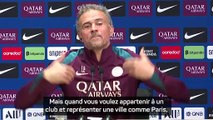 Luis Enrique : “Ceux qui ont des doutes sur leur venue ici, ce n'est pas l'endroit pour eux”