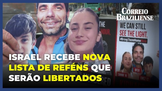 Israel recebe lista com nomes de reféns que serão libertados no sábado