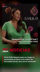 Karla Sofía Gascón denuncia una supuesta campaña en su contra tras su nominación al Oscar. Además, sus declaraciones podrían traerle problemas con La Academia.