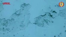 Bardonecchia, grossa valanga nel Vallon Cros: le immagini dall'alto