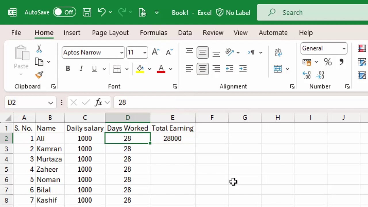 Basic Functions for Beginners  | Microsoft Excel Tutorial | LECTURE # 03 | Learning with M dot Zee
