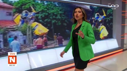 SCZ: DECLARACIÓN DE VECINOS SOBRE AVIONETA QUE CAYÓ