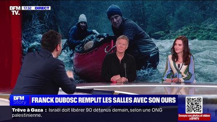 "J'avais envie de me surprendre": Franck Dubosc évoque son film "Un ours dans le Jura", qui a dépassé la barre du million d'entrées