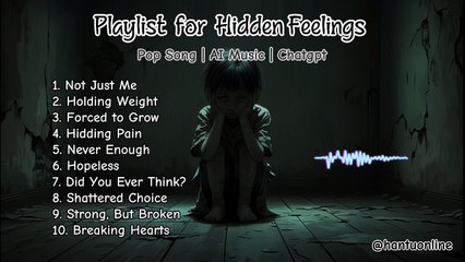 Playlist for Hidden Feelings | Pop Song | AI Music | Chatgpt | English Song
