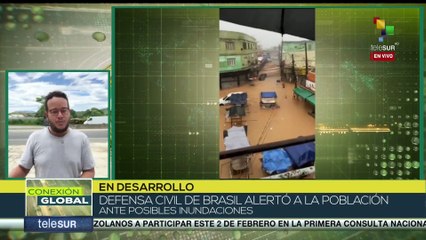 Brasileños en alerta ante posibles inundaciones