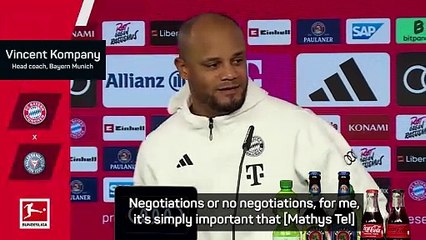 Tel to Tottenham? Kompany reacts to €60m rumours