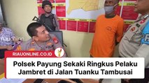 Polsek Payung Sekaki Ringkus Pelaku Jambret di Jalan Tuanku Tambusai