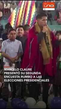 MARCELO CLAURE PRESENTÓ SU SEGUNDA ENCUESTA RUMBO A LAS ELECCIONES PRESIDENCIALES.