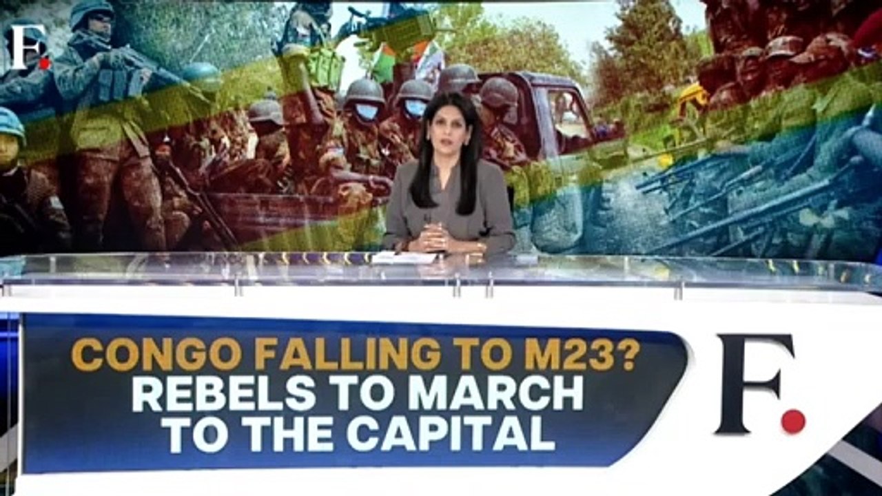 M23 Rebels Threaten DR Congo Capital Kinshasa after Capturing Goma | Vantage with Palki Sharma |