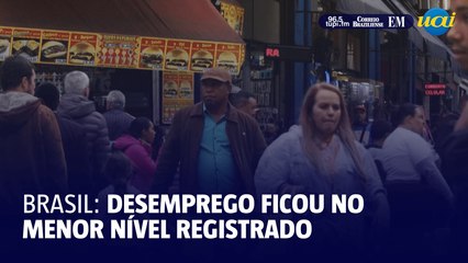 Desemprego no Brasil ficou em 6,6% em 2024, o menor nível registrado