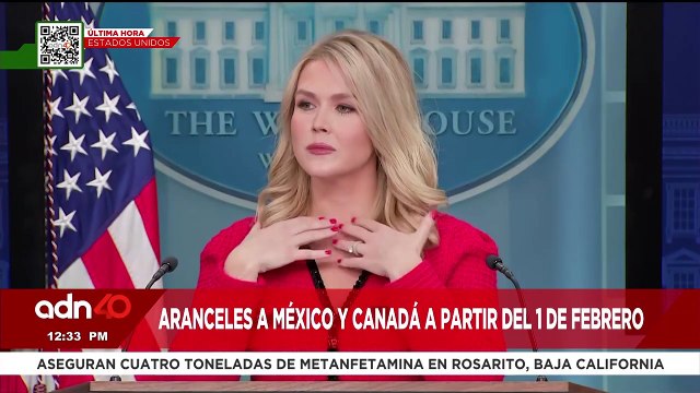 🚨¡Última Hora! EE.UU. impondrá aranceles del 25% a México y Canadá