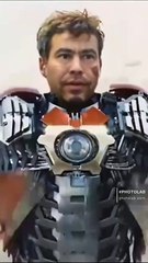 Tony -Stark puts the Mark V armor‼️‼️‼️‼️‼️