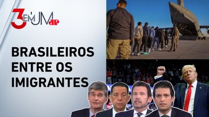 Segré, Ghani, Piperno e Trindade analisam uso de algemas em deportados dos EUA