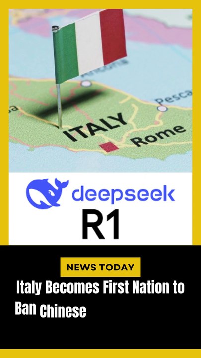 Italy Bans Chinese AI App DeepSeek Over Privacy and Security Concerns