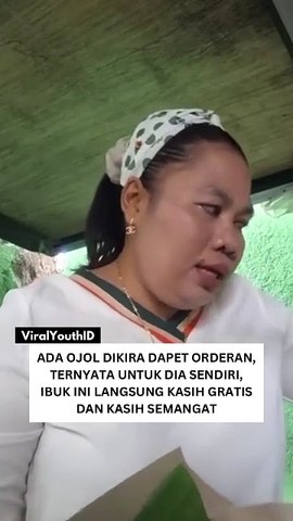 Viral Ibu Warteg Beri Makan Ojol Free, Dipikir Orderan Konsumen, Ternyata untuk Dirinya Sendiri