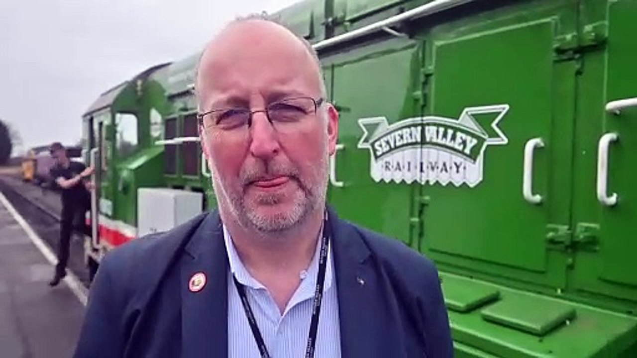 Severn Valley Railway boss talks about landslide.