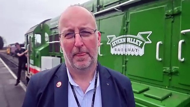 Severn Valley Railway boss talks about landslide.
