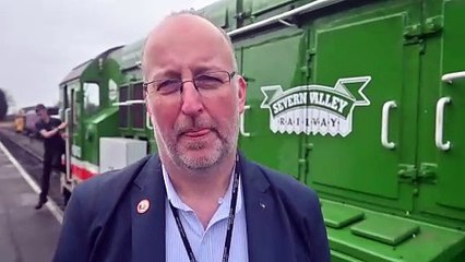 Severn Valley Railway boss talks about landslide.