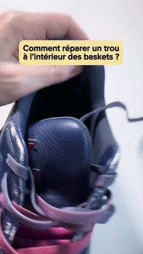 P.UBLlClTE 🛍️ Le LlEN de ce produit (n°168) est dans ma Bl0 (La Bl0-graphie est le texte de présentation sur ma page d’accueil daily, sous ma photo de profil)😀/ Comment réparer un trou à l’intérieur des baskets 👟
