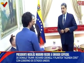 Pdte. Nicolás Maduro recibe a enviado especial EE. UU. Richard Grenell y plantea ”Agenda Cero”