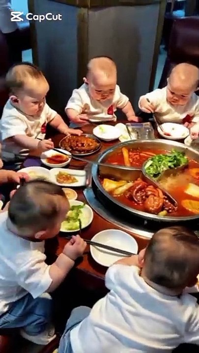 Cute child asmr party