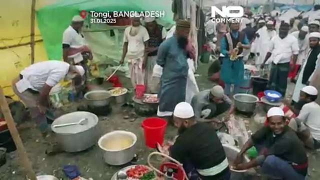 Muçulmanos reúnem-se no Bangladesh para o Bishwa Ijtema