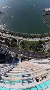 still waiting for GTA 6to,cóme #basejump #urbań #city #gta6 Avideôgame tsimulation #fly #parachute #jump #flysquirrél les