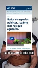 ¿Baños públicos en San José?