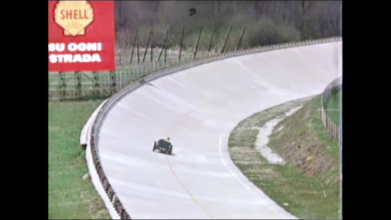 [HD] 1957 Monza Oval Circuit Onboard (1927 Bentley 4½ Litre) [REMASTER VIDEO]
