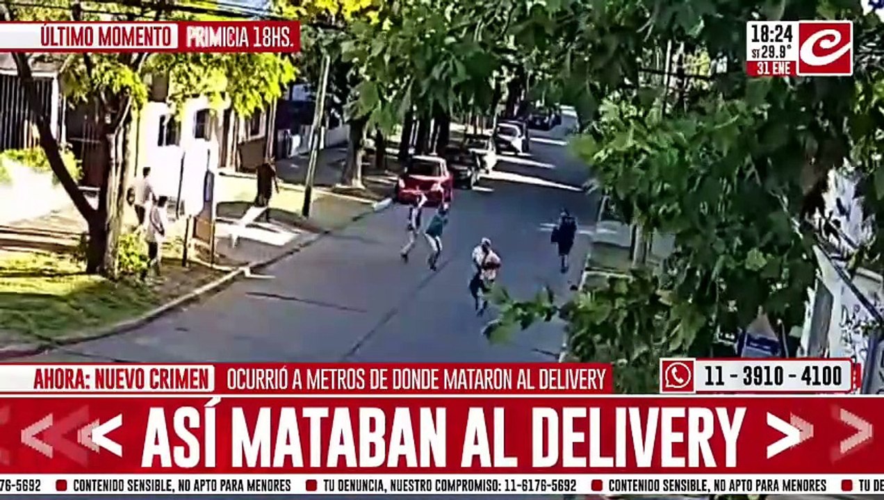 Así mataban al delivery
