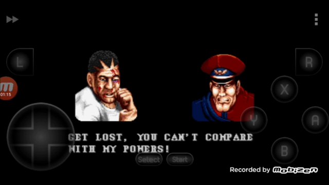 Street Fighter II Turbo: Hyper Fighting Balrog vs Mr Bison Balrog é derrotado por Mr Bison