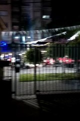 El 30-12-2022- 21:42hs Corte de calle Cdo. Indart con armado de show en la calle