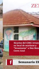 Muertes y decapitaciones del CJNG por ruta Tecate - Ensenada.