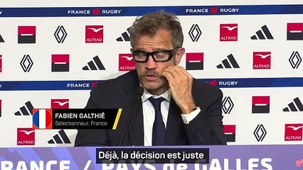 Bleus - Galthié sur le rouge de Ntamack : "La décision est juste"