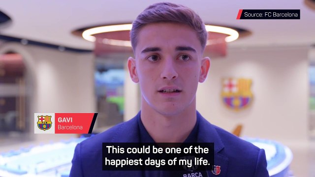 Gavi signs new contract with Barcelona until 2030